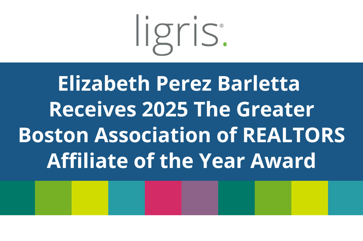 L’avocate de Ligris + Associates, Elizabeth Perez Barletta, reçoit le prix d’affilié de l’année 2025 de la Greater Boston Association of REALTORS.
